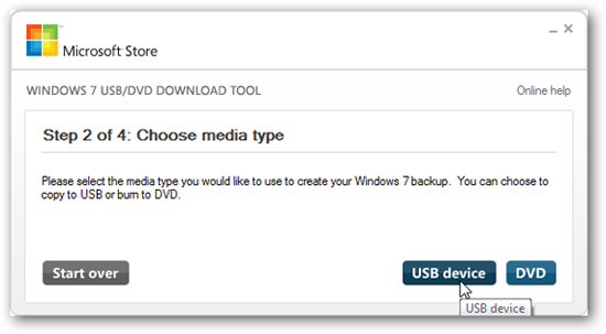 InstallWindows 7 from USB