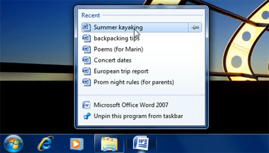 Windows 7 Features