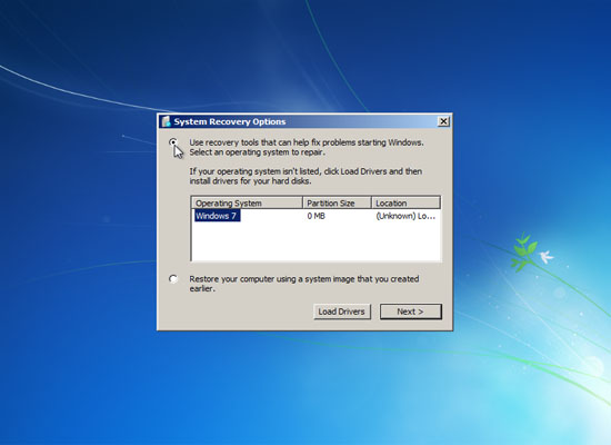 Windows 7 System Repair Disc