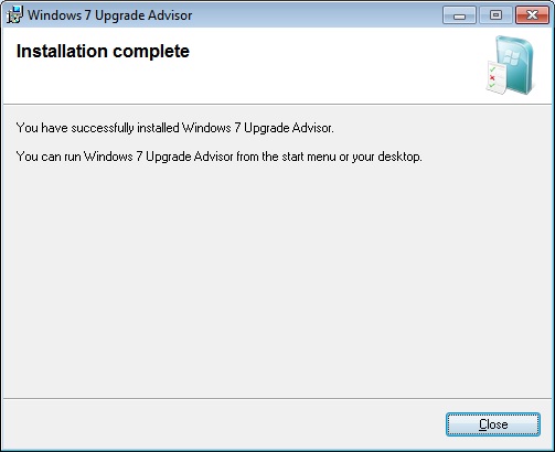 Windows 7 Upgrade Advisor Install