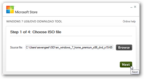 how to install win 7 using usb