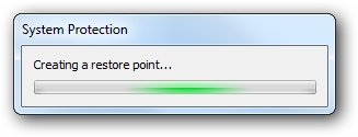 Restore Point in Windows 7