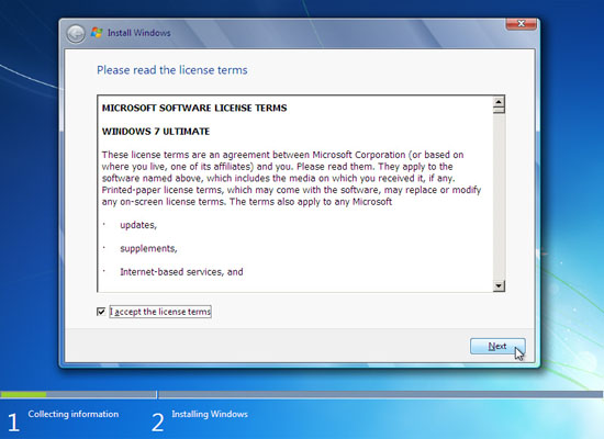 how to Install Windows 7