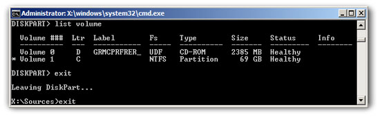 Windows 7 Partition